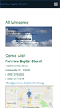 Mobile Screenshot of parkview-baptist-church.org